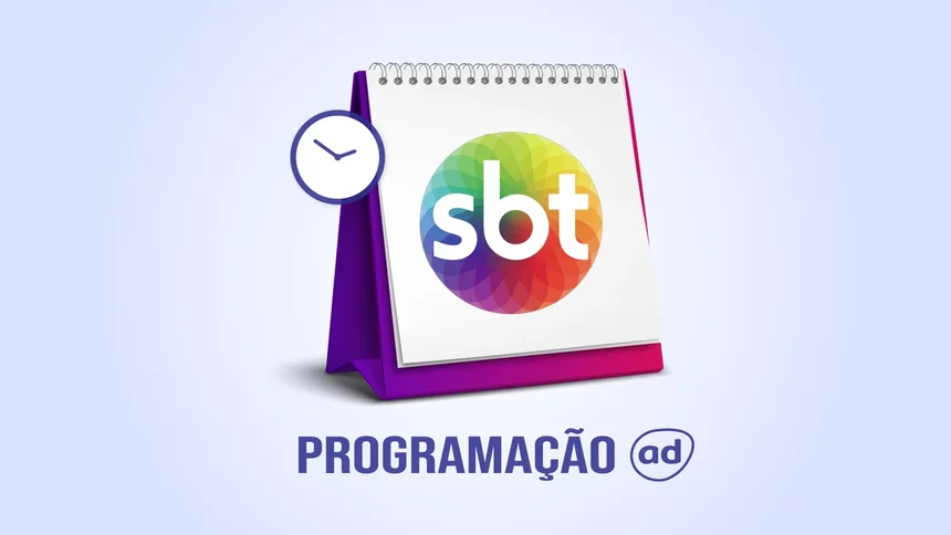 Arte de divulgação da programação do SBT