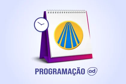 Logo da TV Aparecida na arte da programação