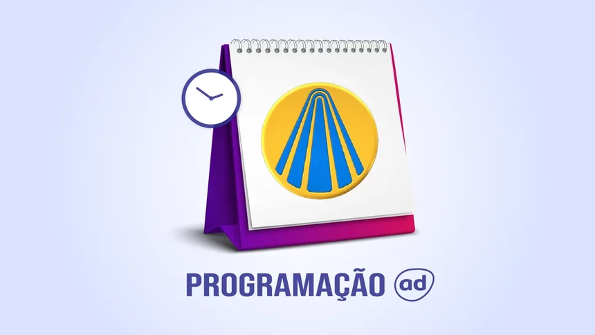 Logo da TV Aparecida na arte da programação