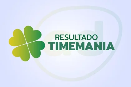 Arte do resultado da Timemania