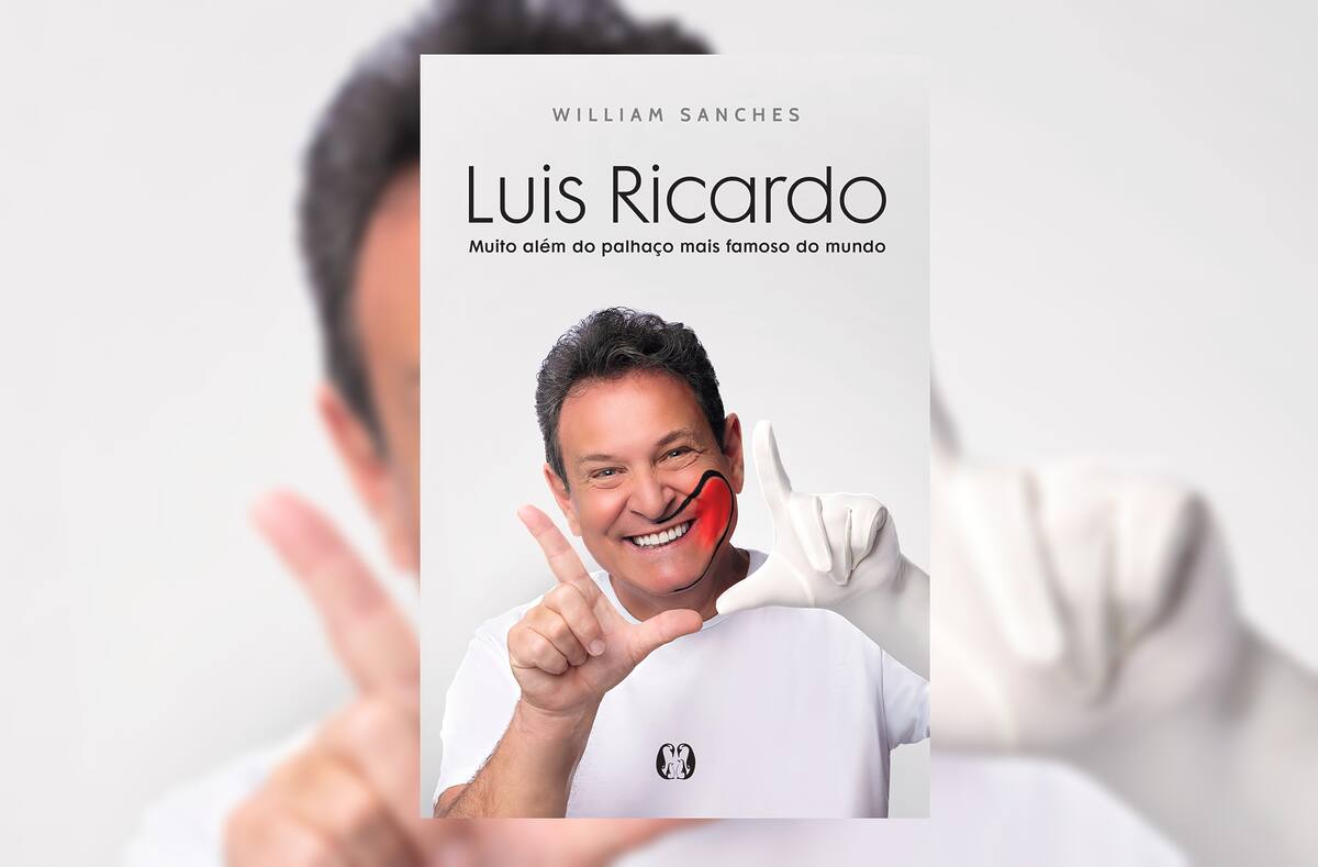 luis ricardo na capa do seu livro