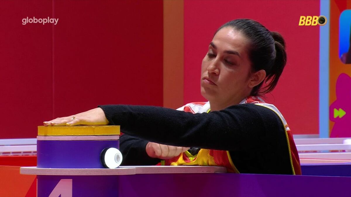 Daniele Hypolito em trecho da Prova do Líder