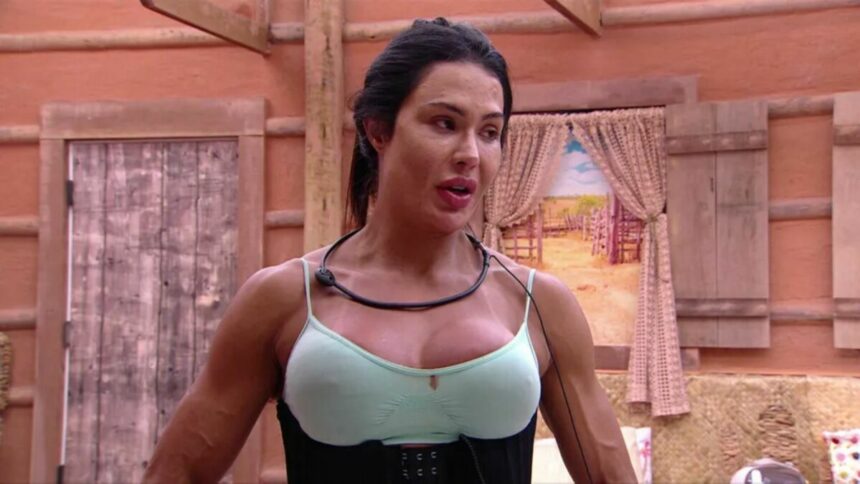 Gracyanne Barbosa no quarto do BBB 25