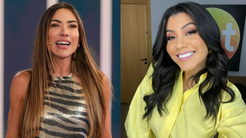 Patricia Abravanel e Daniele Brandi em uma montagem