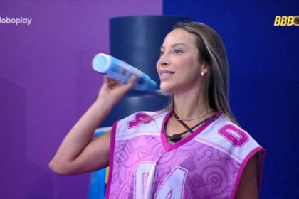 Renata em trecho da Prova do Anjo do BBB 25