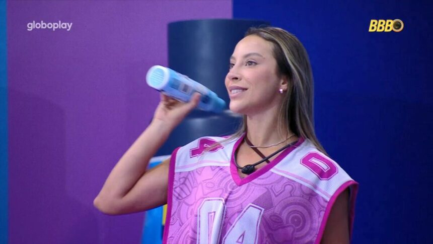 Renata em trecho da Prova do Anjo do BBB 25