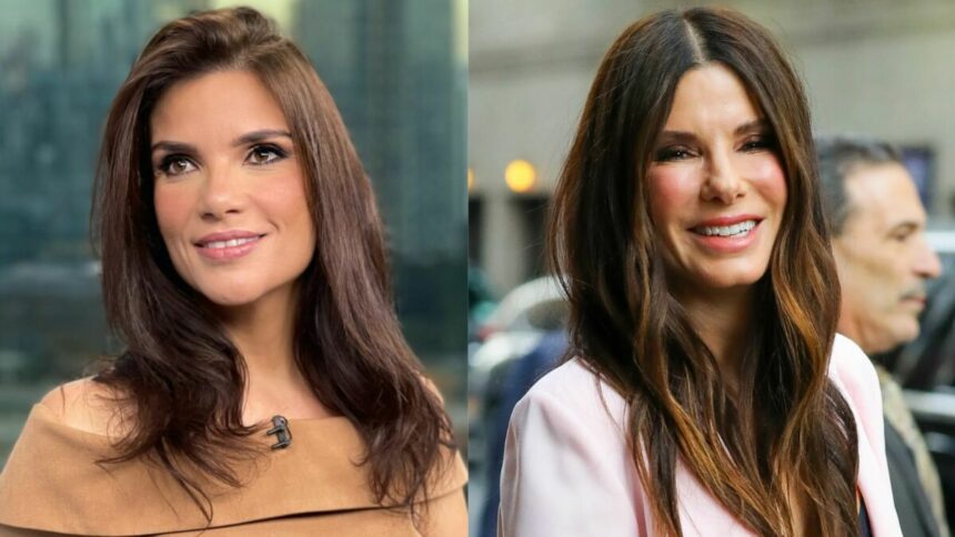 Sabina Simonato e Sandra Bullock em uma montagem