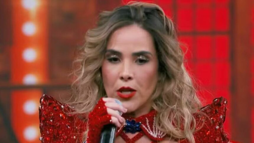 Wanessa Camargo participando do Domingão