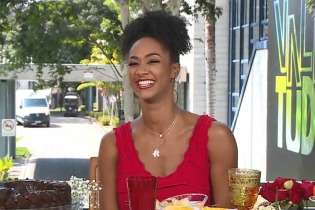Aline em trecho do Café com o Eliminado no Mais Você