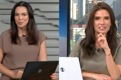 Ana Paula Araújo e Sabina Simonato em uma montagem