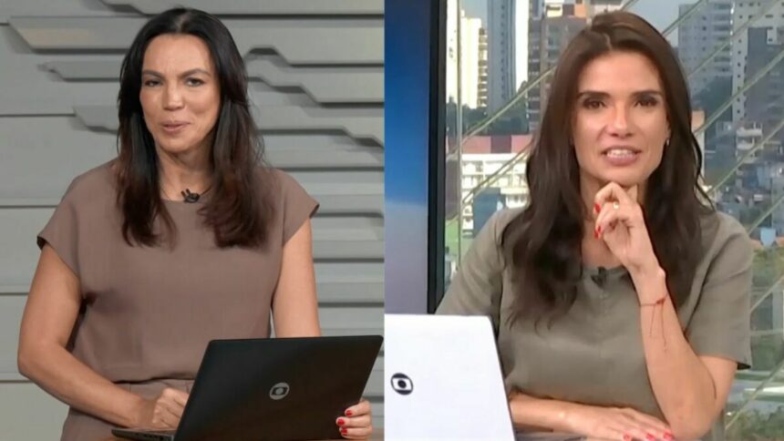 Ana Paula Araújo e Sabina Simonato em uma montagem