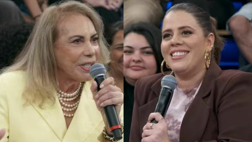 Arlete Salles e Tati Machado em uma montagem no Altas Horas