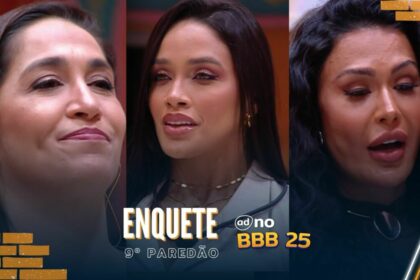 Daniele Hypolito, Eva e Gracyanne Barbosa na arte da enquete do BBB 25