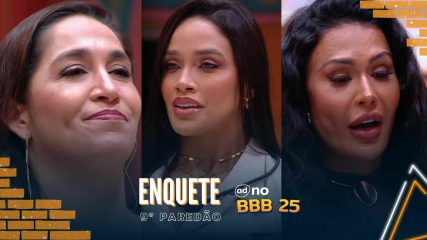 Daniele Hypolito, Eva e Gracyanne Barbosa na arte da enquete do BBB 25