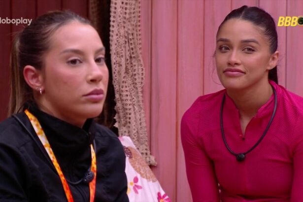 Eva e Renata em conversa no Quarto Nordeste do BBB 25