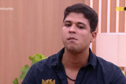 Guilherme morde o queixo no quarto do líder do BBB 25