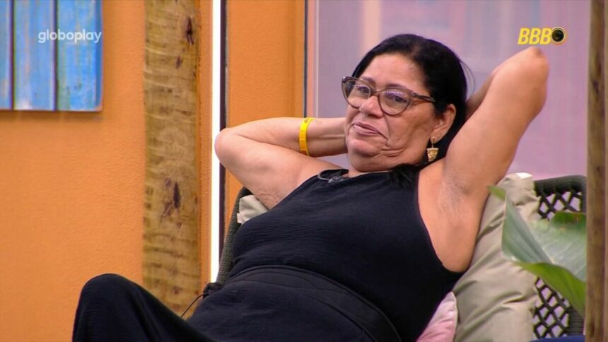 Joselma em conversa na na área externa do BBB 25