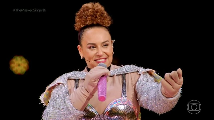 Karine Alves após ser desmarcada como Penha no The Masked Singer