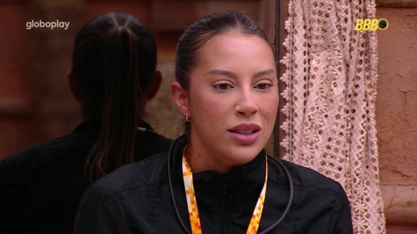 Renata em conversa no Quarto do Nordeste do BBB 25