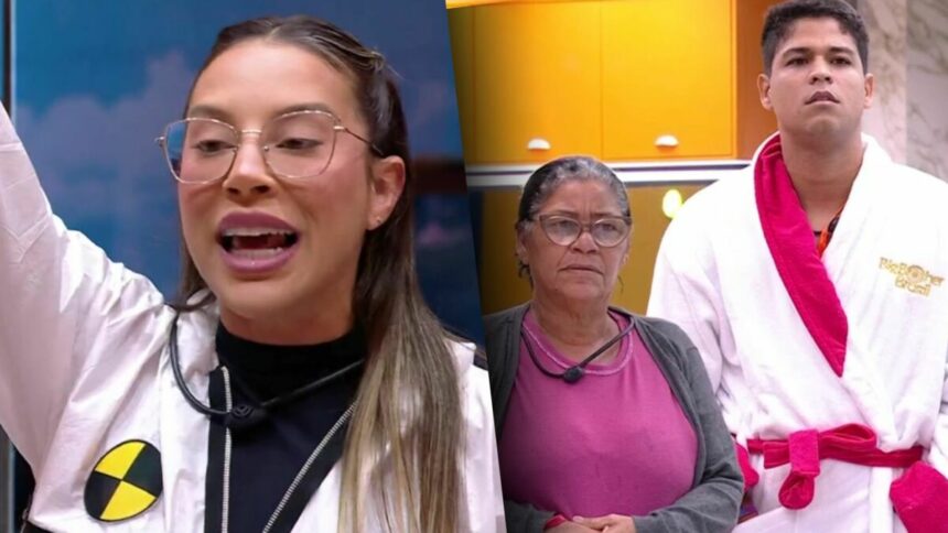 Renata, Joselma e Guilherme em uma montagem