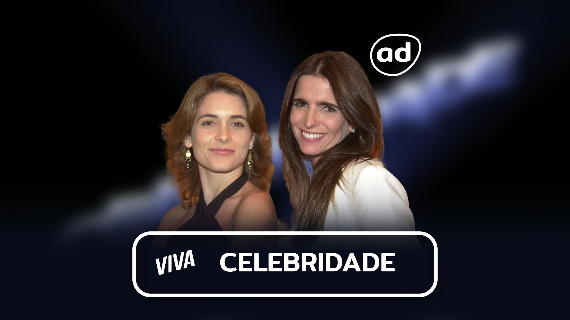 Maria Clara Diniz e Laura na arte do resumo da novela Celebridade no Viva
