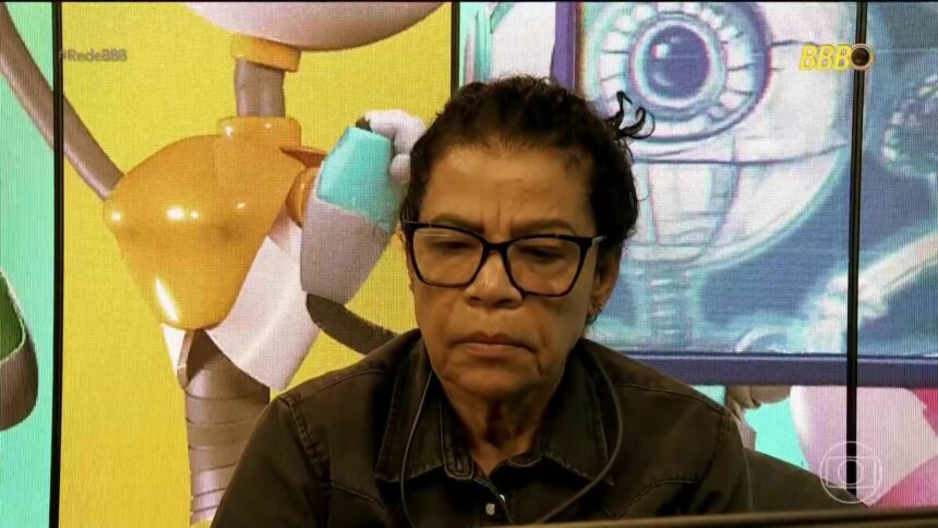 Vilma no confessionário do BBB 25