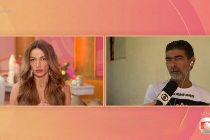 Patricia Poeta divide tela com o pai de Vitória no Encontro da TV Globo