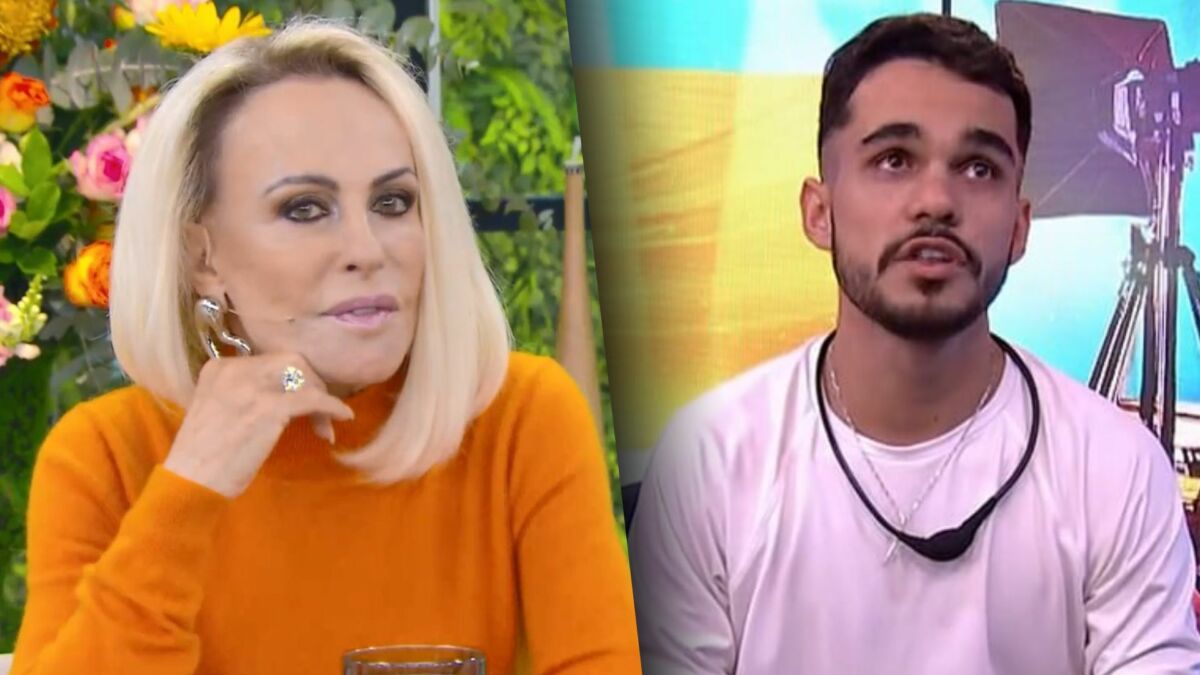 Ana maria Braga e João Gabriel em uma montagem