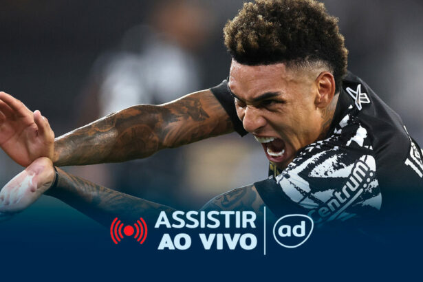Igor Jesus na arte onde assistir ao jogo Botafogo x São Paulo pelo Brasileirão