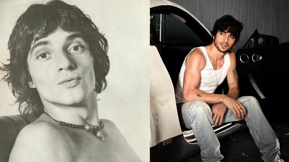 Fábio Jr. e Fiuk em uma montagem