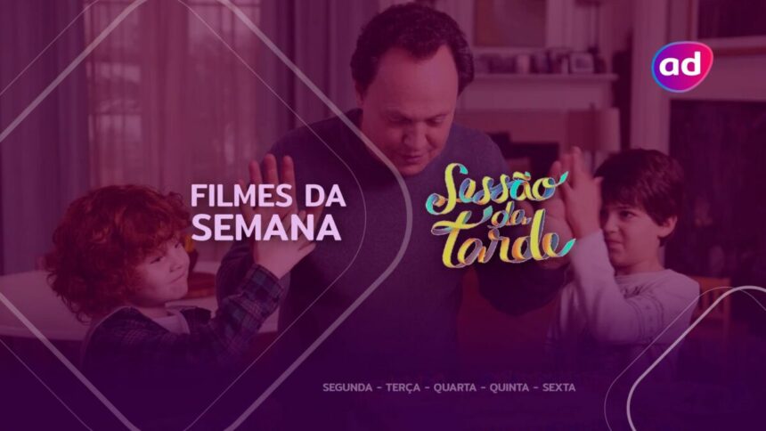 Filme Uma Família em Apuros na arte da semana na Sessão da Tarde