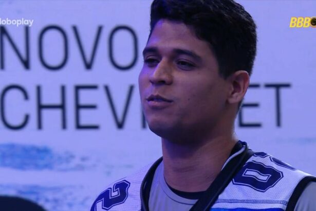 Guilherme em trecho da prova do finalista no bbb 25