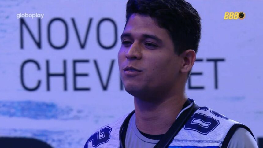 Guilherme em trecho da prova do finalista no bbb 25