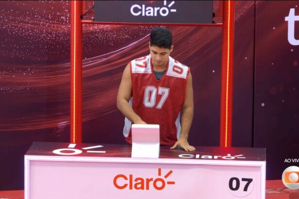 Guilherme em trecho da Prova do Líder do BBB 25