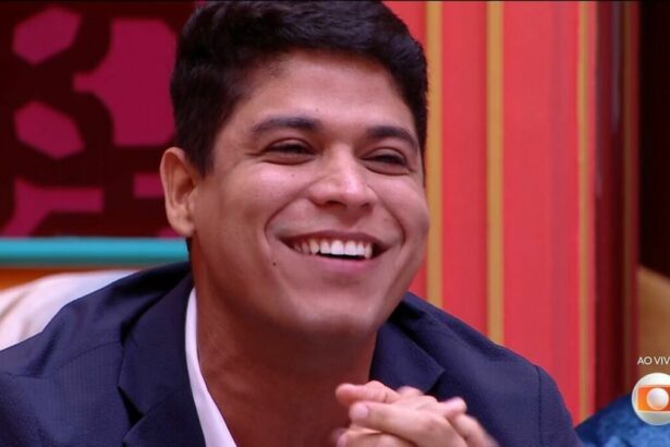 Guilherme sorridente, em trecho da final do BBB 25
