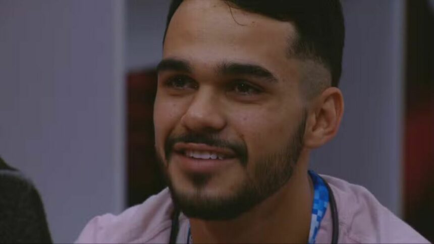 João Gabriel emocionado durante o Presente do Anjo