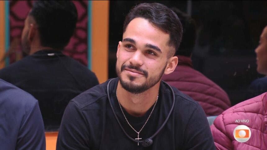 João Gabriel no sofá do BBB 25