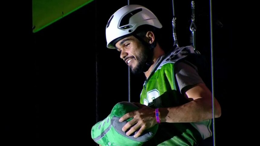 João Pedro em trecho da Prova do Líder no BBB 25