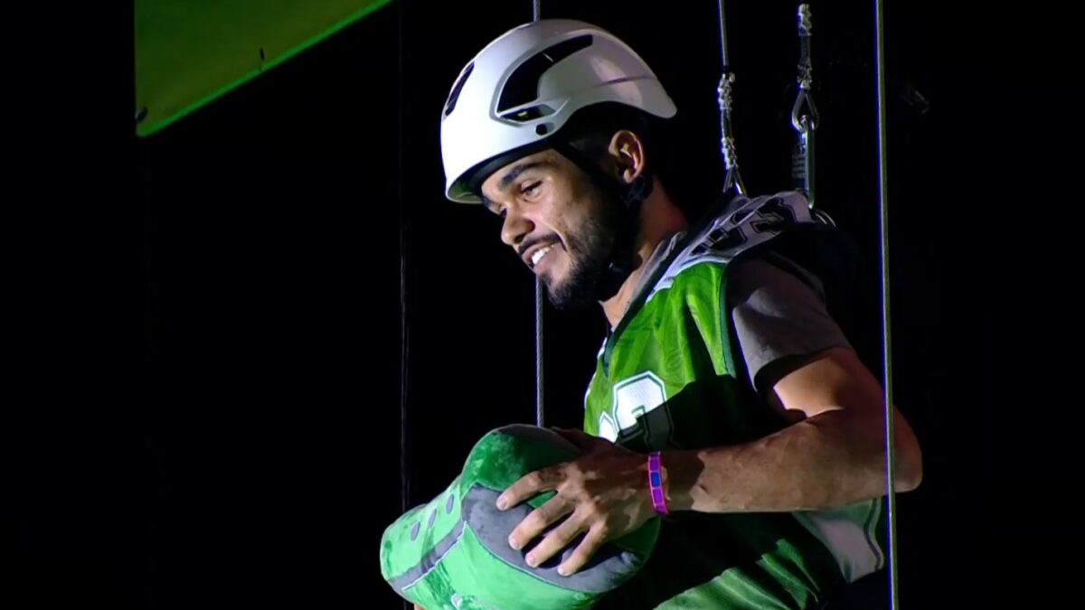 João Pedro em trecho da Prova do Líder no BBB 25