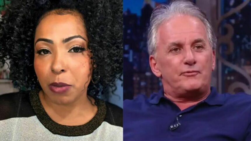 Juliana Oliveira e Otávio Mesquita em uma montagem no SBT