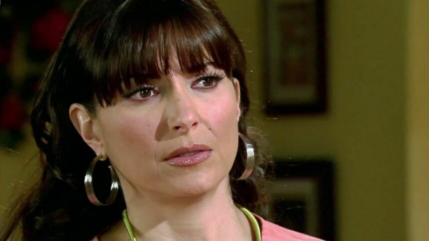 Maria (Martha Julia) em trecho da novela Quando me Apaixono