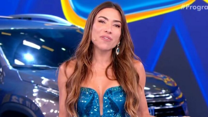 Patricia Abravanel em trecho do sorteio da Tele Sena
