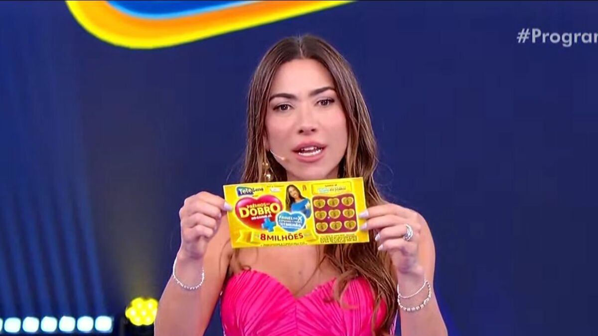 Patricia Abravanel em trecho do sorteio da Tele Sena de Mães 2025