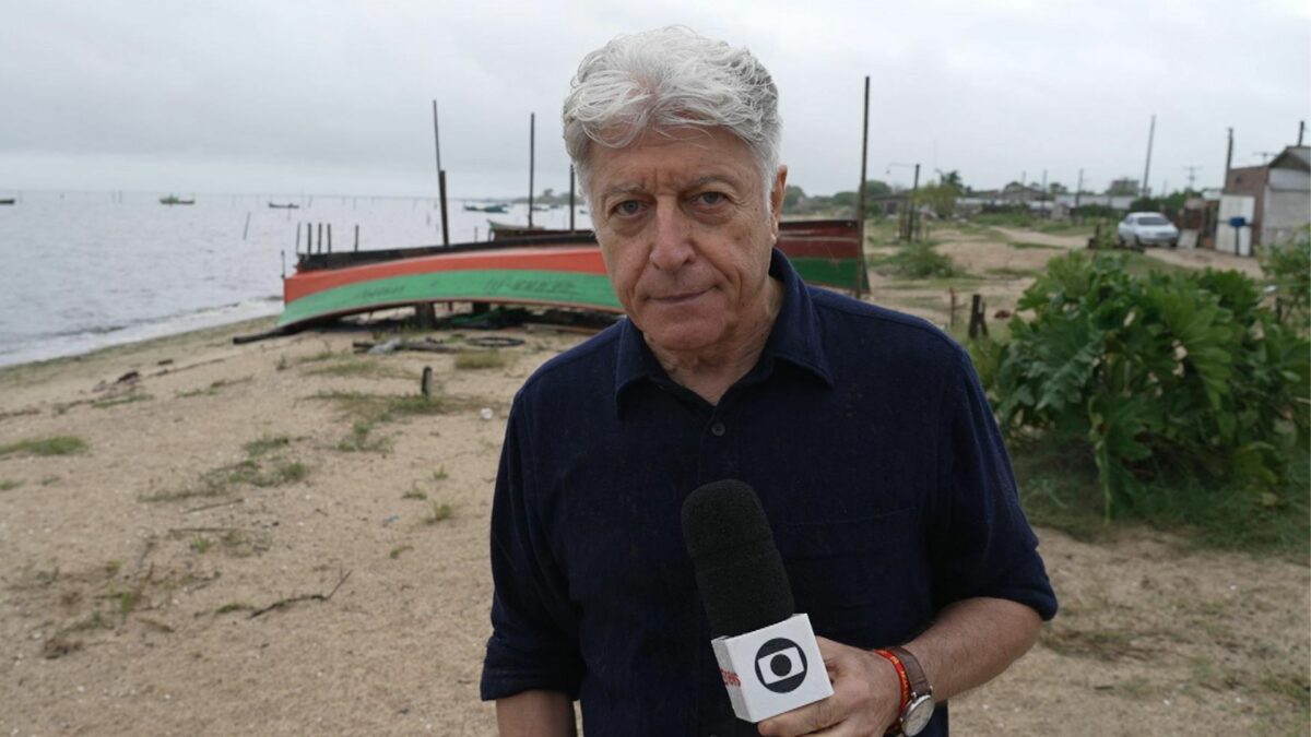 Caco Barcellos, direto do Rio Grande do Sul, em trecho do Profissão Repórter