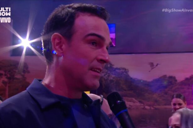 Tadeu Schmidt concede entrevista a Ana Clara e Ed Gama na final do BBB 25
