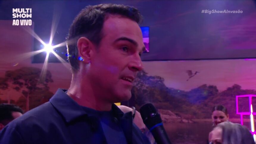 Tadeu Schmidt concede entrevista a Ana Clara e Ed Gama na final do BBB 25