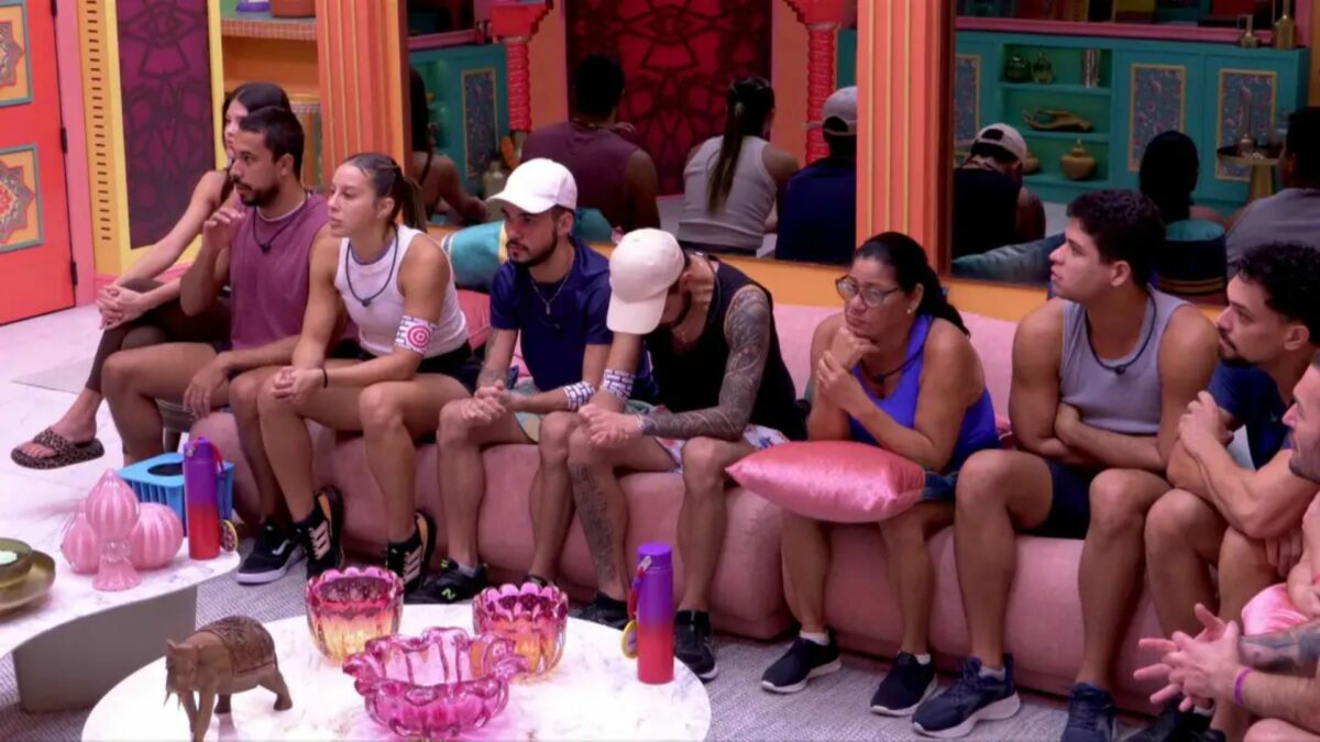 Todos na Sala, antes do sorteio da prova do Anjo no BBB 25