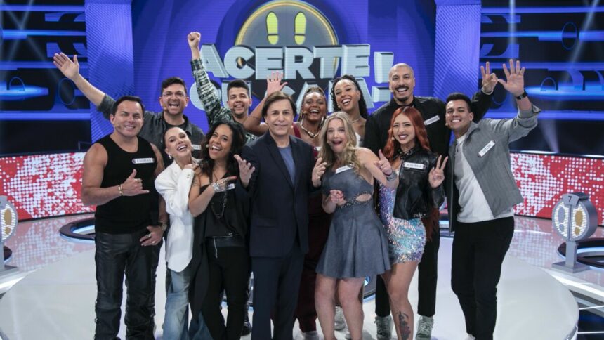 Tom Cavalcante, Guga Rocha e outros famosos no cenário do Acerte ou Caia