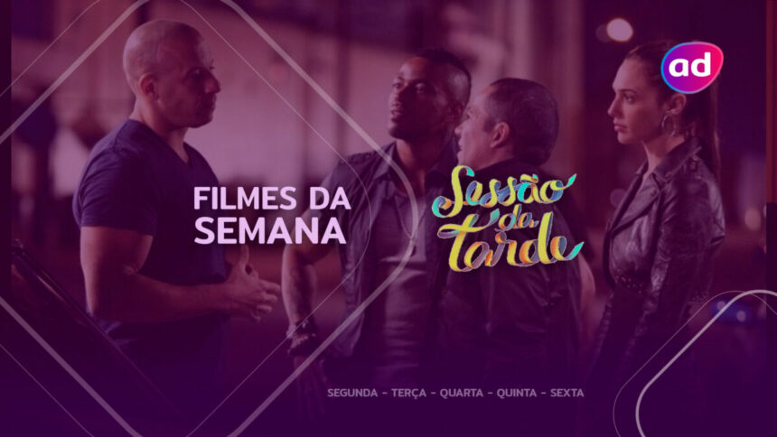Filme Velozes e Furiosos 4 na arte da semana na Sessão da Tarde