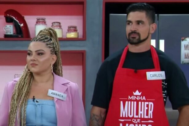 Amanda Caroline e Carlos em trecho do Minha Mulher que Manda